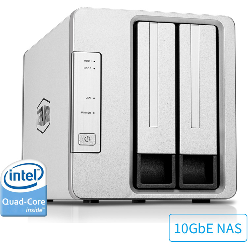 TerraMaster F2-422 NAS/storage server Desktop Ethernet LAN White