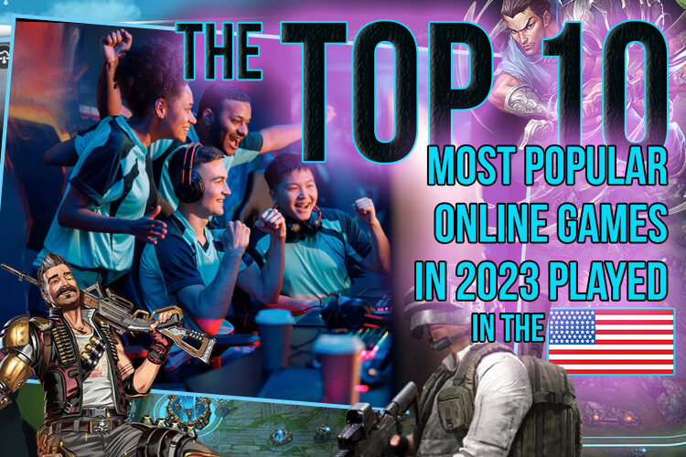 The top 10 most popular online games in 2023 played in the USA